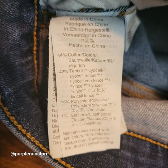 Madewell Jeans 26 Skinny 10" High Rise Danny Wash Tummy Control Stretch Denim - Picture 5 of 11